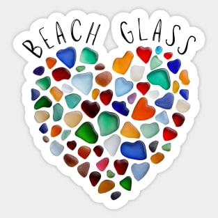 Beach Glass Sea Glass Beachcomber Lover Sticker